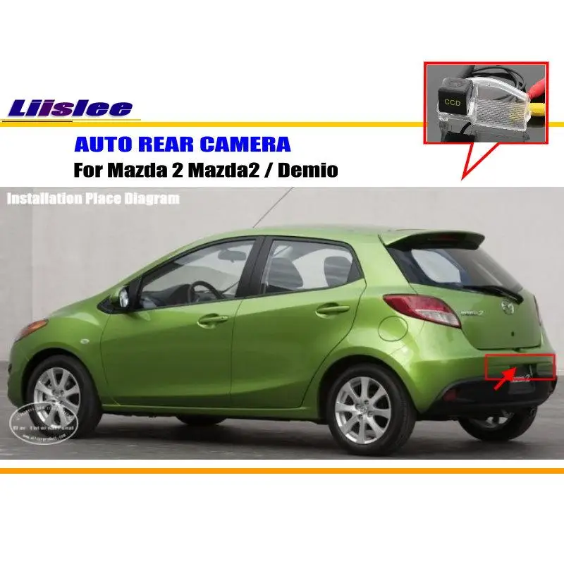 

Liislee Car Rear View Camera For Mazda 2 Mazda2 / Demio / Reverse Camera / HD CCD RCA NTST PAL / License Plate Light Camera