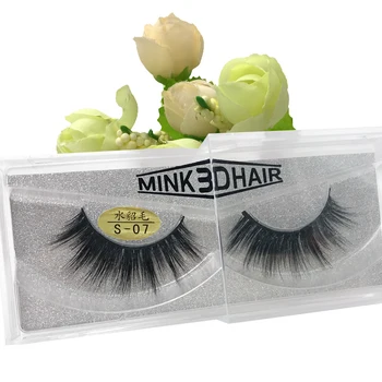 

1 pair/lot Natural Long Top Sale 3d Mink Siberia False Eye Make Up Extension Lash Professional Fake Eyelashes Black Thick Lash