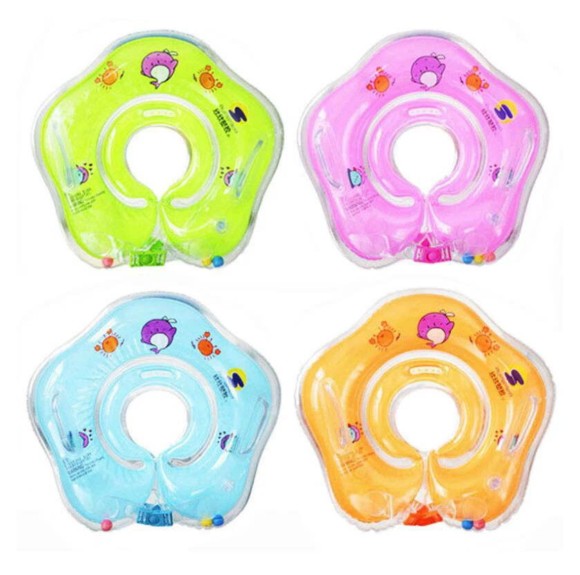 

Newborn Inflatable Swim Neck Ring Baby Infant Float Ring Swim Buoy Children Circle For Bathing Baby Swimming Pool Accessories