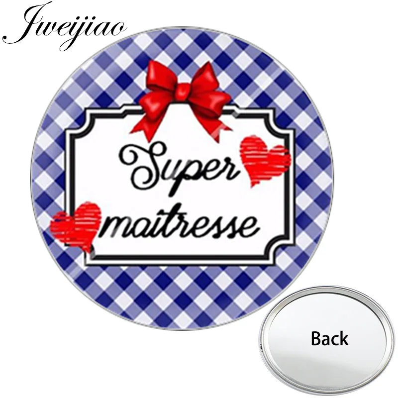 Мини-зеркало карманное JWEIJIAO Super Maitresse компактное портативное ручное зеркало