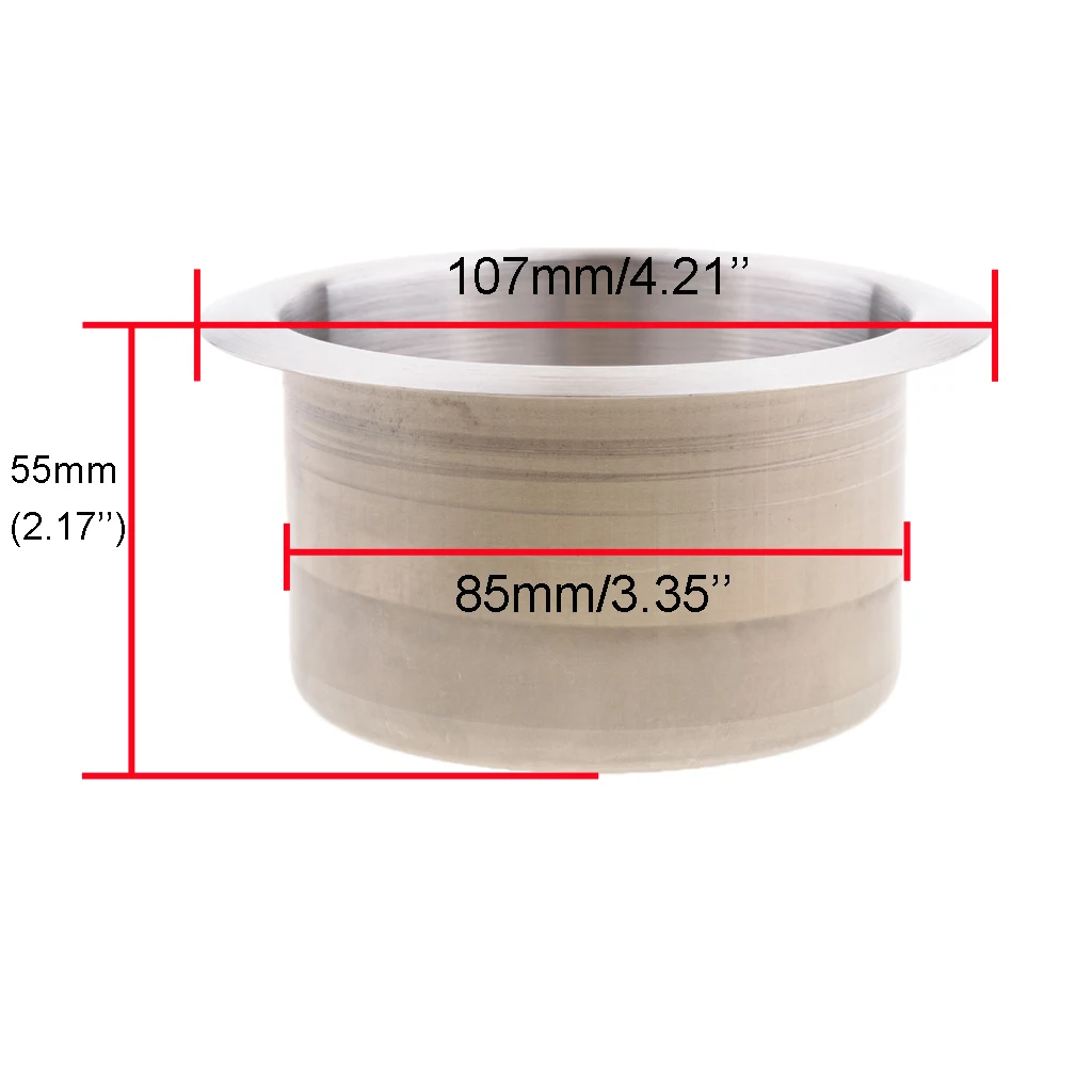 Нержавеющая Сталь утопленный стаканчик держатель для напитков для морской лодки RV Camper защита от ржавчины и коррозии гладкая поверхность