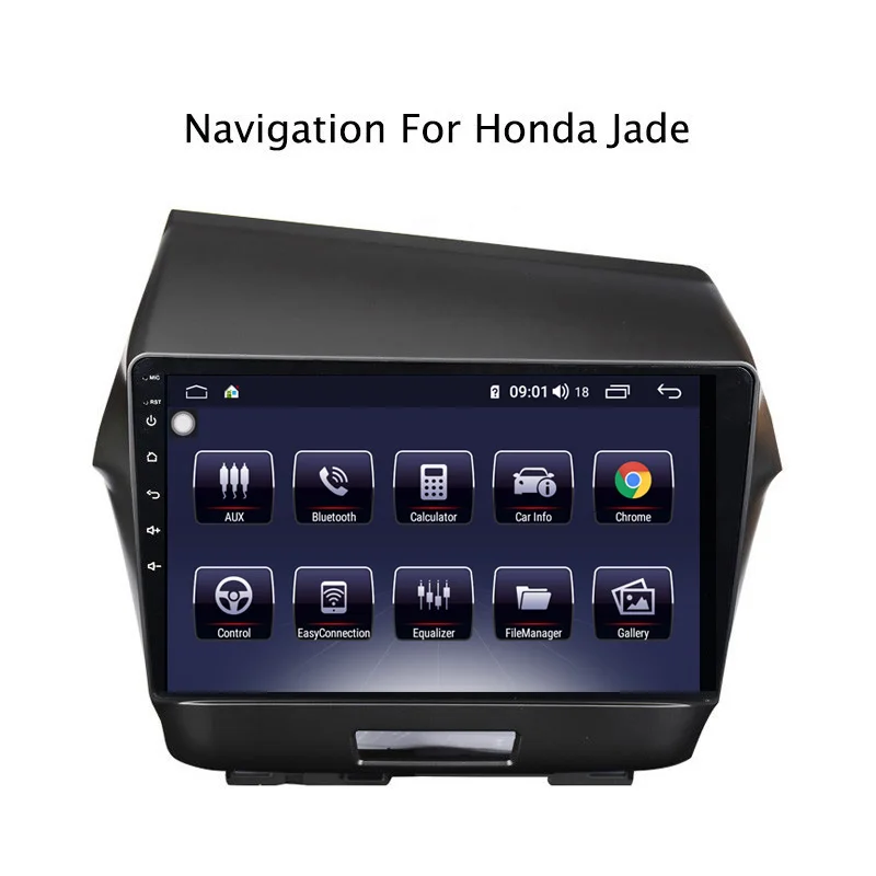 Best 9" Android 8.1 8 core 4G RAM 64G ROM GPS Navigation Car Radio For Honda Jade 2013-2017,with Carplay/4G LTE 1