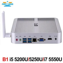 Причастником B1 Intel Dual Core I7 5550U I5 5250U 5200U 4200u мини-компьютер 4 К ТВ коробка Бесплатная доставка Распродажа
