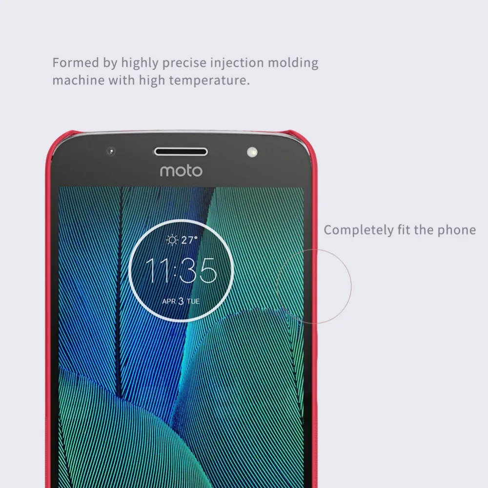 Для Moto G5/G5 Plus чехол Nillkin Матовый твердый пластиковый чехол на заднюю панель для Motorola Moto G5s/G5s Plus чехол с защитой экрана