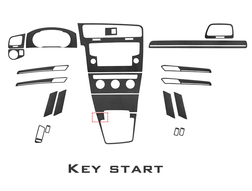 Внутренняя Центральная панель управления, дверные ручки, наклейки из углеродного волокна, наклейки для автомобиля, Стайлинг для Фольксваген Гольф 7 GTI MK7, аксессуары