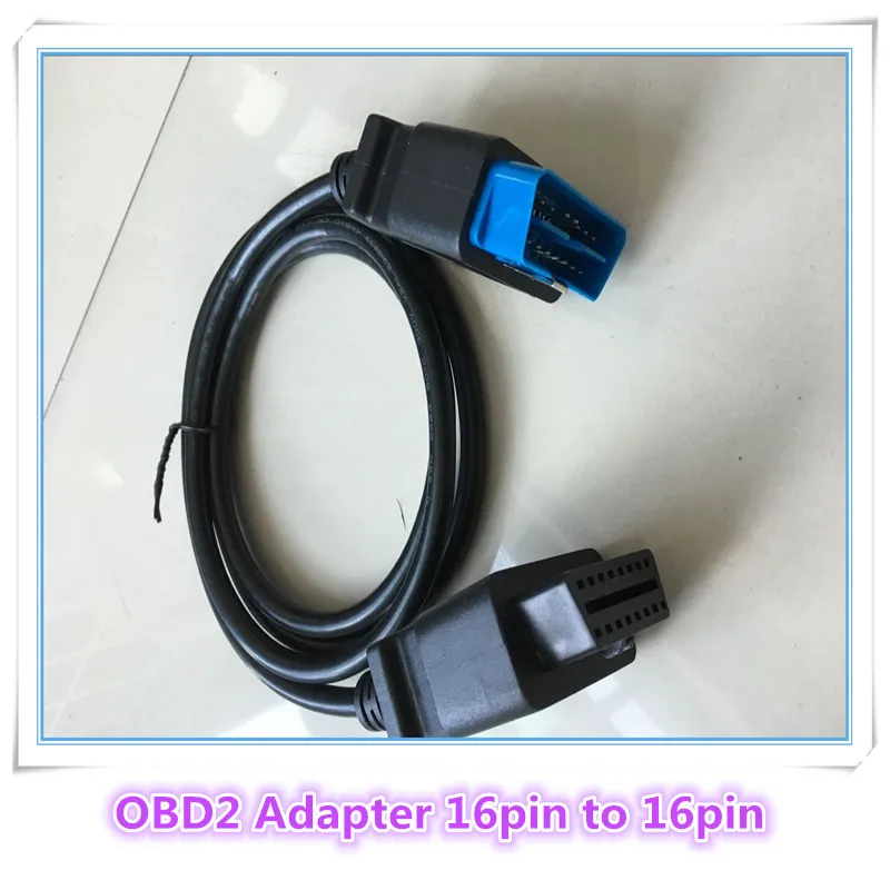 2019 высокое качество адаптер OBDII 16 pin штекер Женский кабель удлинитель OBD II OBD2