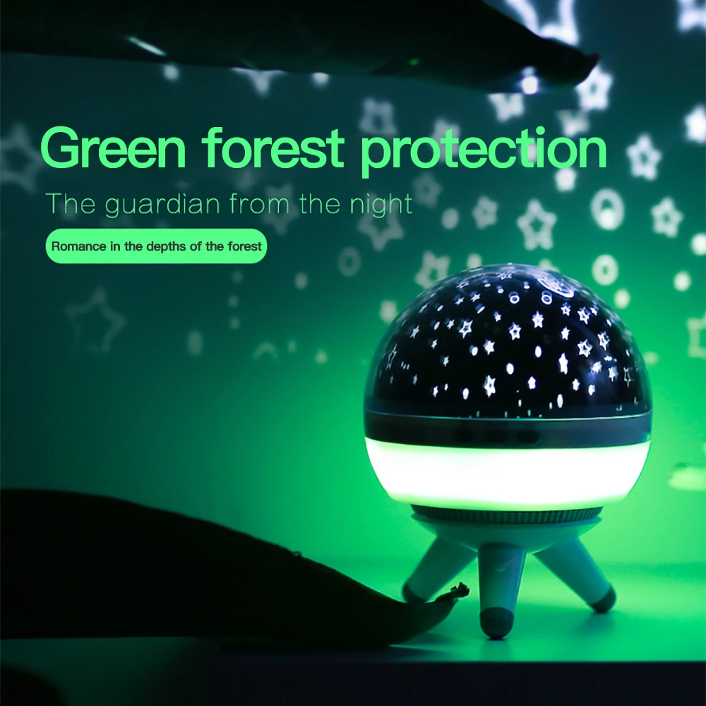 

JXSFLYE Stars Starry Sky LED Night Light Projector Moon Lamp Battery USB Kids Gifts Children Bedroom Lamp Projection Lamp