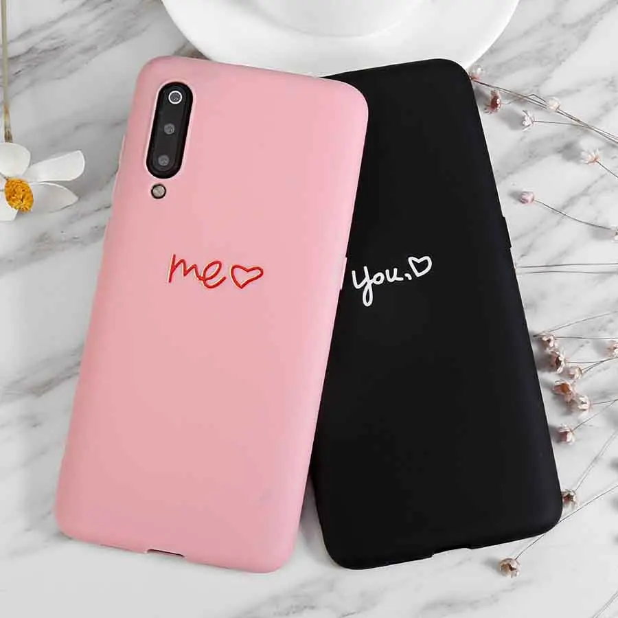 Мягкий чехол для телефона You Me love в форме сердца Vivo Z5X Y17 Y3 X27 V15 Pro Y91C IQOO X23 Y95 Y91i