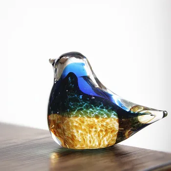 

Resin bird crafts,Office creative Glass Sculpture Bird Christmas decoration crafts home decoration Glaze Figurines &amp Miniatur