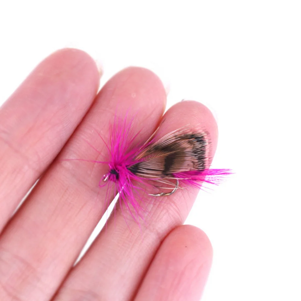 32 pcs/box 1.5cm Fishing Hook Butterfly-style Fly Fishing Lifelike Fishing  Hook Set Worm Pesca for Soft Bait Tools