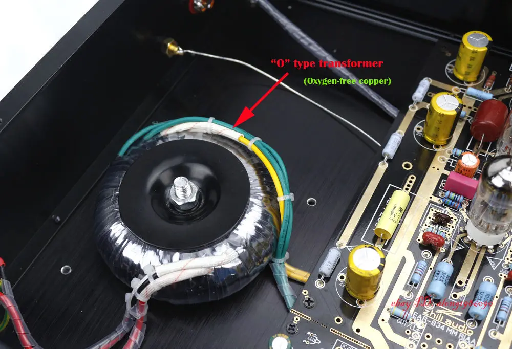 Готовые мм RIAA Turntables Ear834 трубный Phono усилитель (12AX7) + O Trannsformer|mm riaa|phono amplifiertube phono