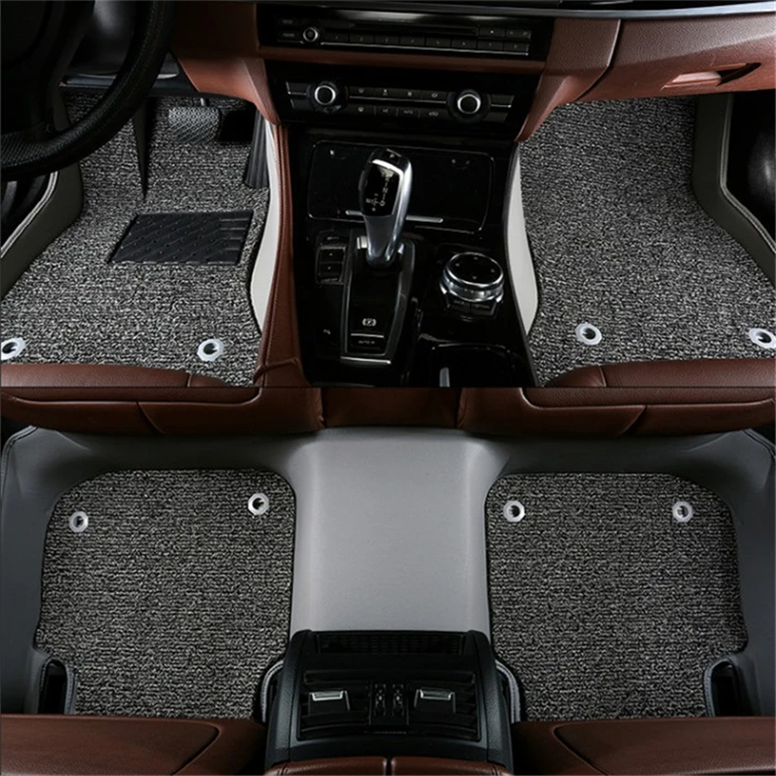 

Auto Floor Mats For BMW X4 F26 M40 xDrive 2014-2017 Foot Carpets Mat High Quality New Water Proof leather Wire coil 2 Layer