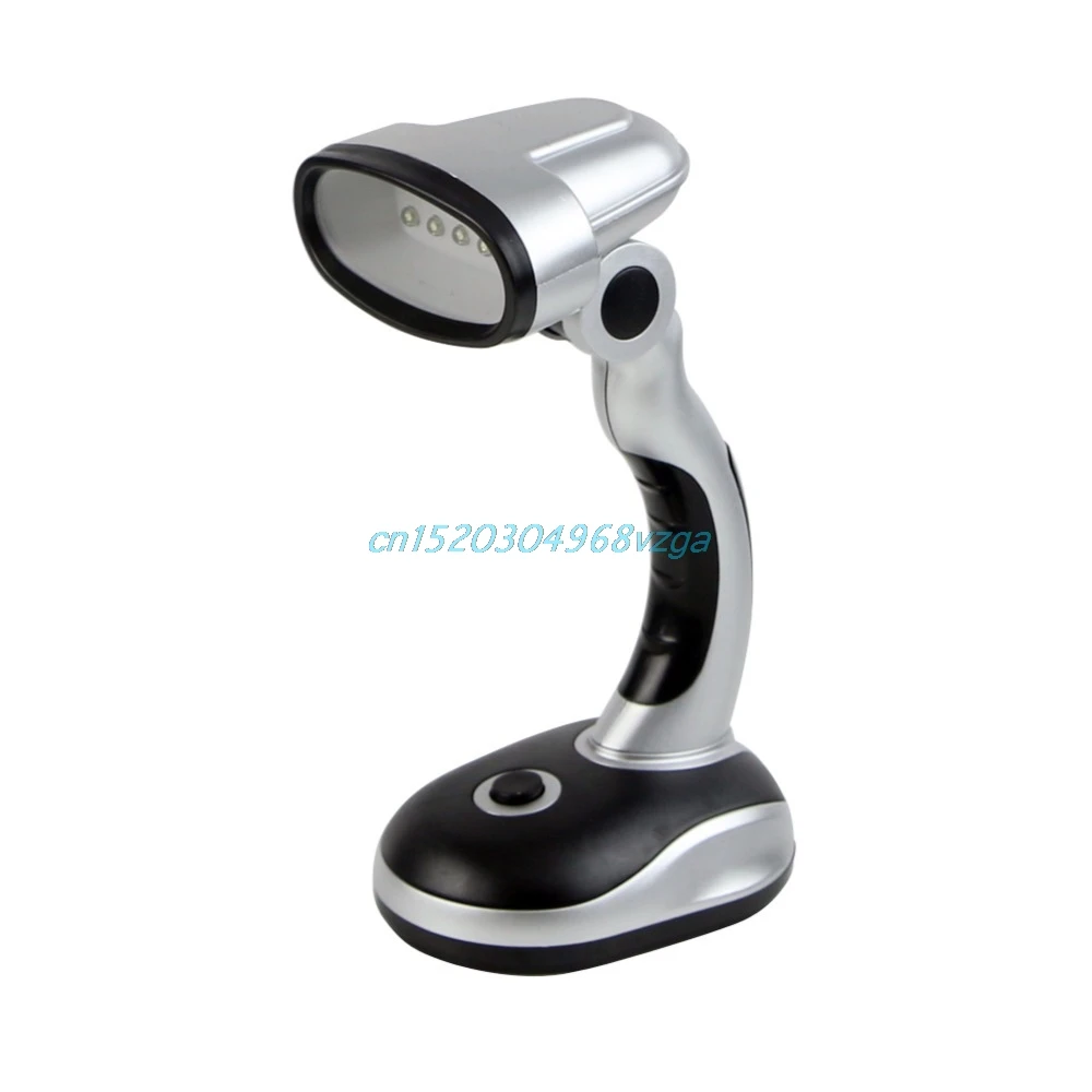 

Desk Lamp Light Portable Flexible 12 LED Read Torch Battery Powered Cordless #H028#