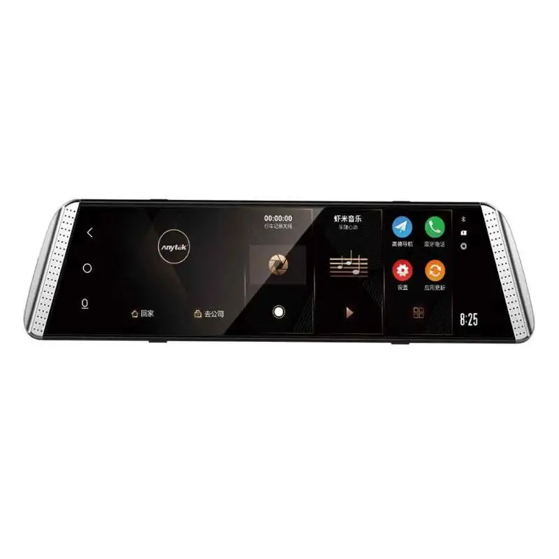 

Anytek T500 9.88in 2.5D Curved Screen Car DVR Touch Night Vision ADAS 1080P Rear View Mirror Camera Dual Lens Dash Cam