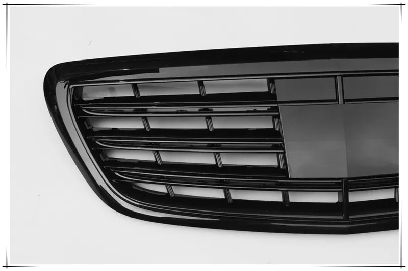 S320 S350 S450 W222 сетчатые решетки- год ABS материал для S CLASS W222 S65 Передняя Центральная решетка авто сетки
