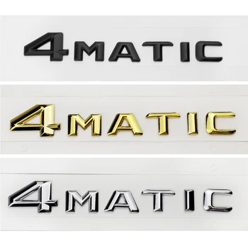 

2015 4MATIC letter Car Tail Trunk Rear Decals sticker for Mercedes Benz w204 w203 w211 w210 w212 w205 cla gla glc glk w124 w163