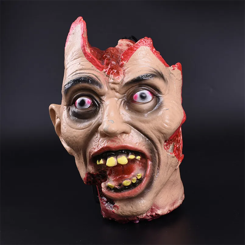 

Creepy Accessories Realistic Latex Ghost Head Halloween Decoration Horror Ornaments Baby Doll Head Bloody Props Party Supplies