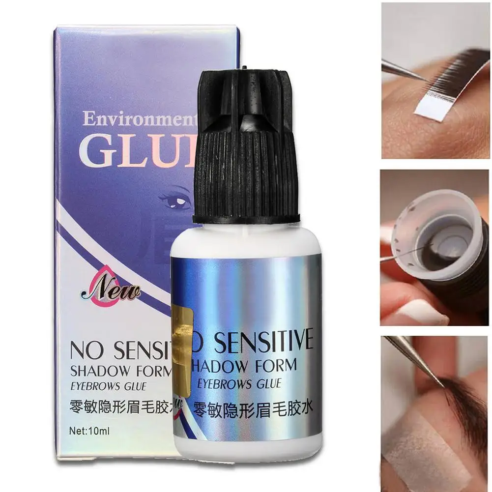 

1 Bottle 10ml Tasteless Non-irritating Grafted Eyebrow Eyelash Extension Glue Adhesive Makeup Tool Beauty