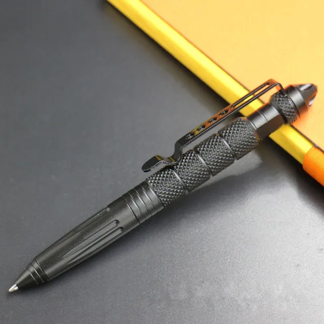 Metal black Tactical Pen Self Defense Personal Safety Protective