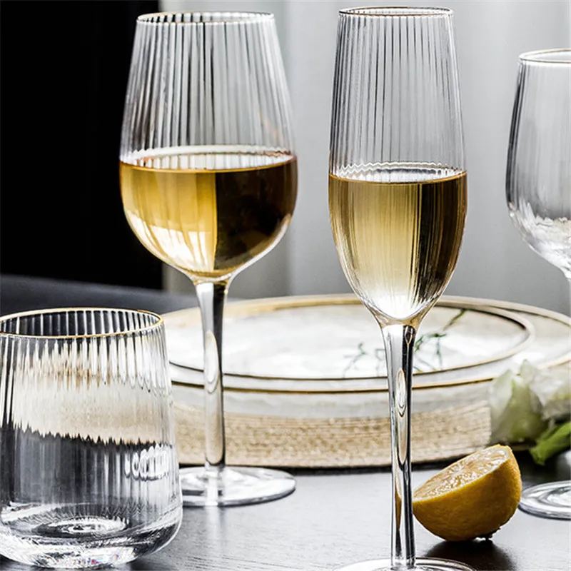 NIMITIME Европейский Стиль Золотая инкрустация стеклянная чашка, бокал для вина пивное вино стекло винный бытовой набор посуда для напитков
