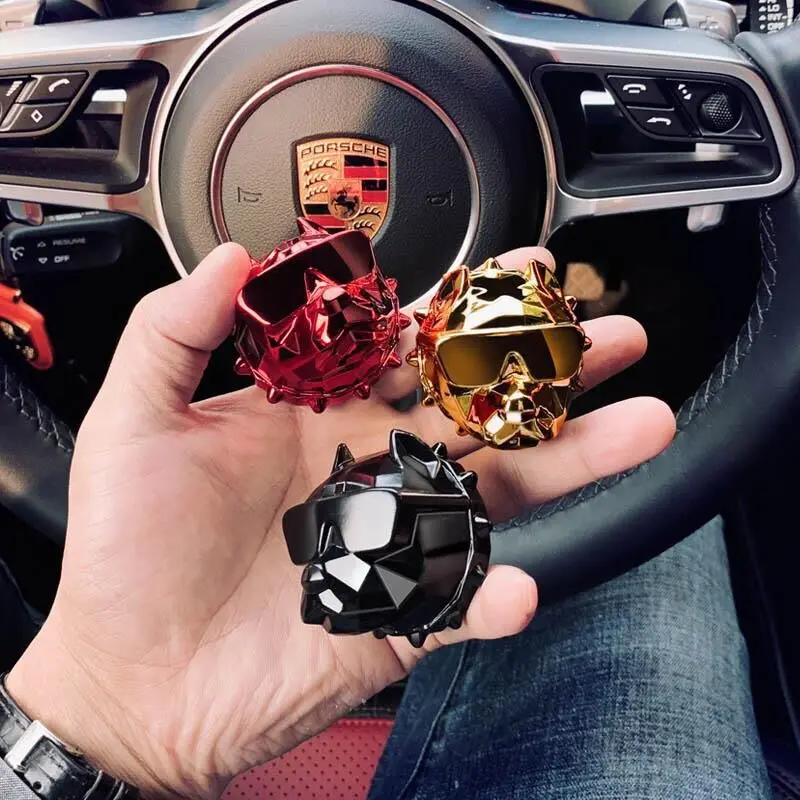 Fashion Cool Bulldog Car Air Freshener Fragrance Clean Car Odor New Car