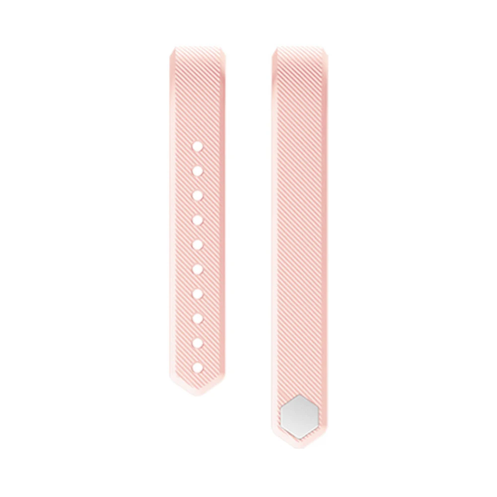 Rose gold Полосатый метр силиконовый ремешок для ID115/ID115 Lite/ID115 HR замена Смарт Браслет спортивные наручные браслеты - Цвет: Rose gold