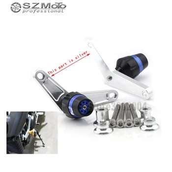 

For BMW F800R F800 2009-2017 Frame Slider Crash Protector Bobbins Falling Protection Mortorcycle Accessories CNC Logo