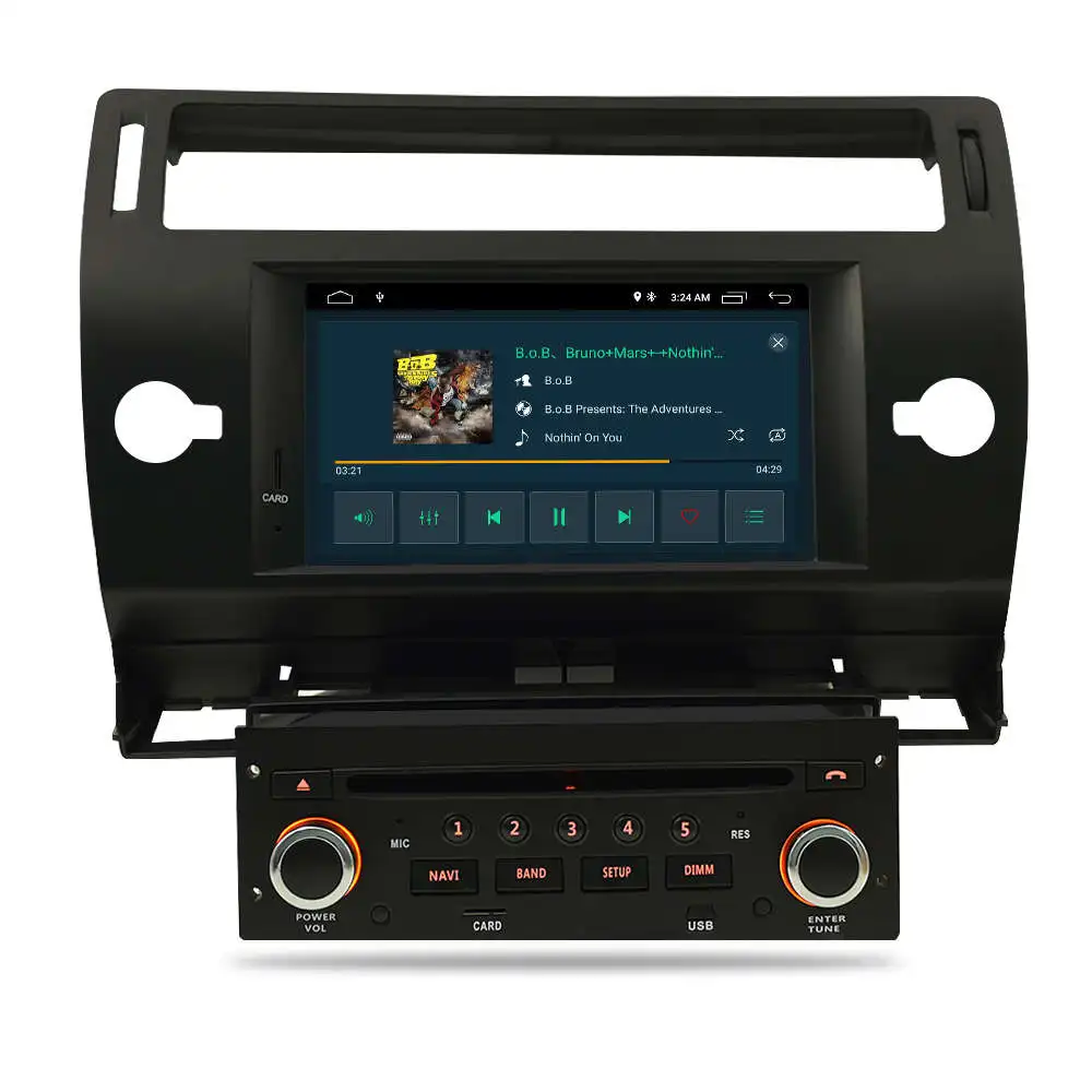 Perfect Android 9.0 Car DVD Player GPS Glonass Navi for Citroen C4 C-Triomphe C-Quatre 2005 2006 2007 2008 2009 Radio Audio Stereo 2