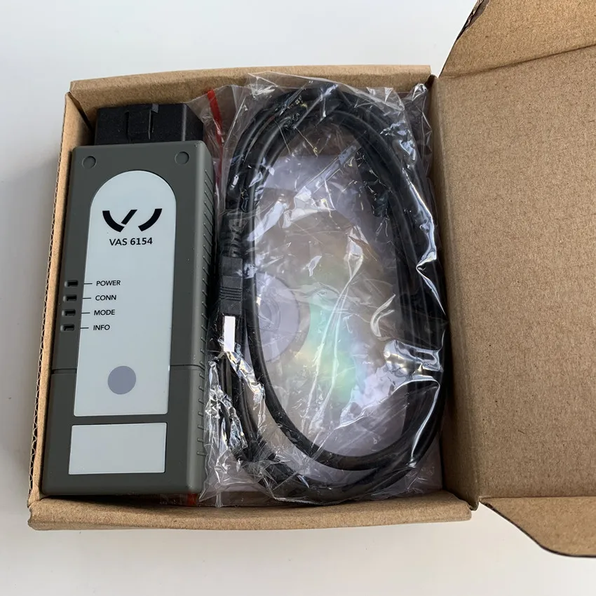 VAS6154 ODIS V5.26 полный чип оригинальный OKI Авто OBD2 диагностический инструмент Bluetooth