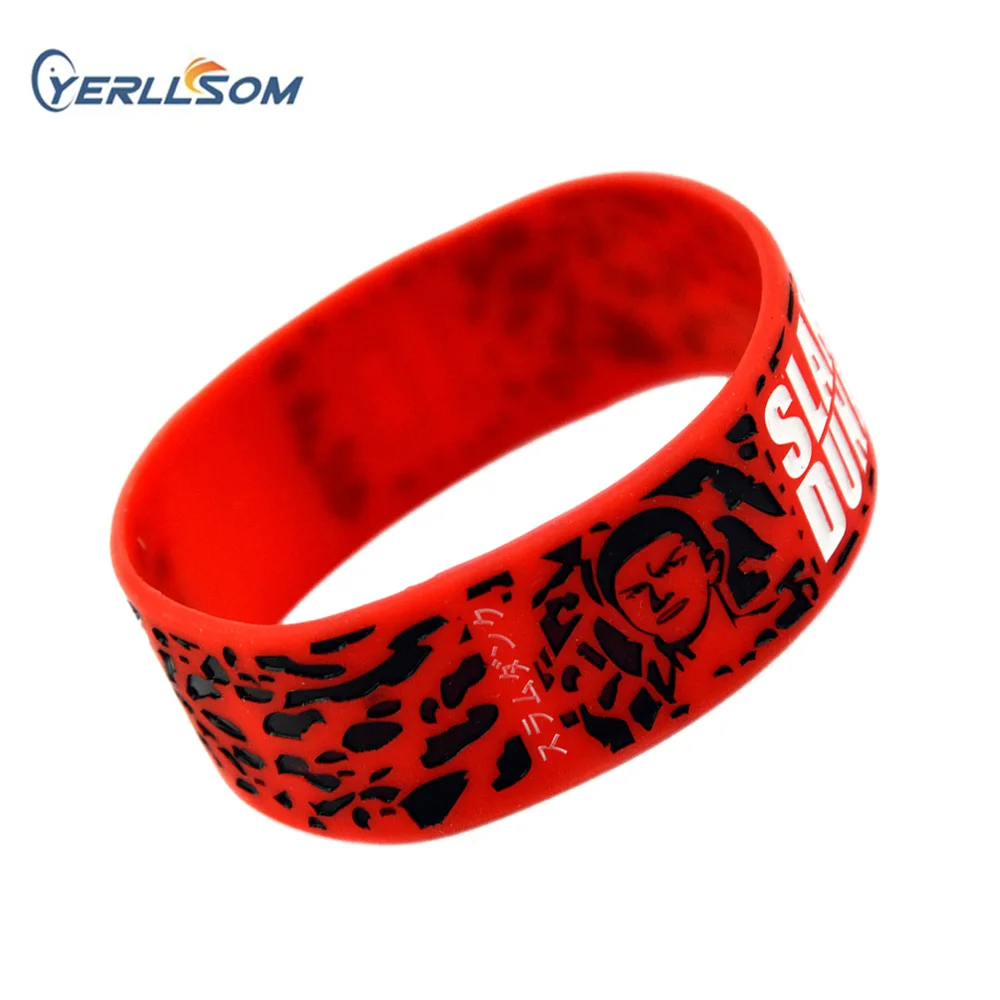 500pcs/Lot High Quality Custom Personalized 1inch Relief Rubber