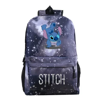 

Beautiful Kawaii Cute Stitch Backpack Students Boys Girls School Laptop Rucksack Fashion New Pattern Men Women Teens Travel Bag