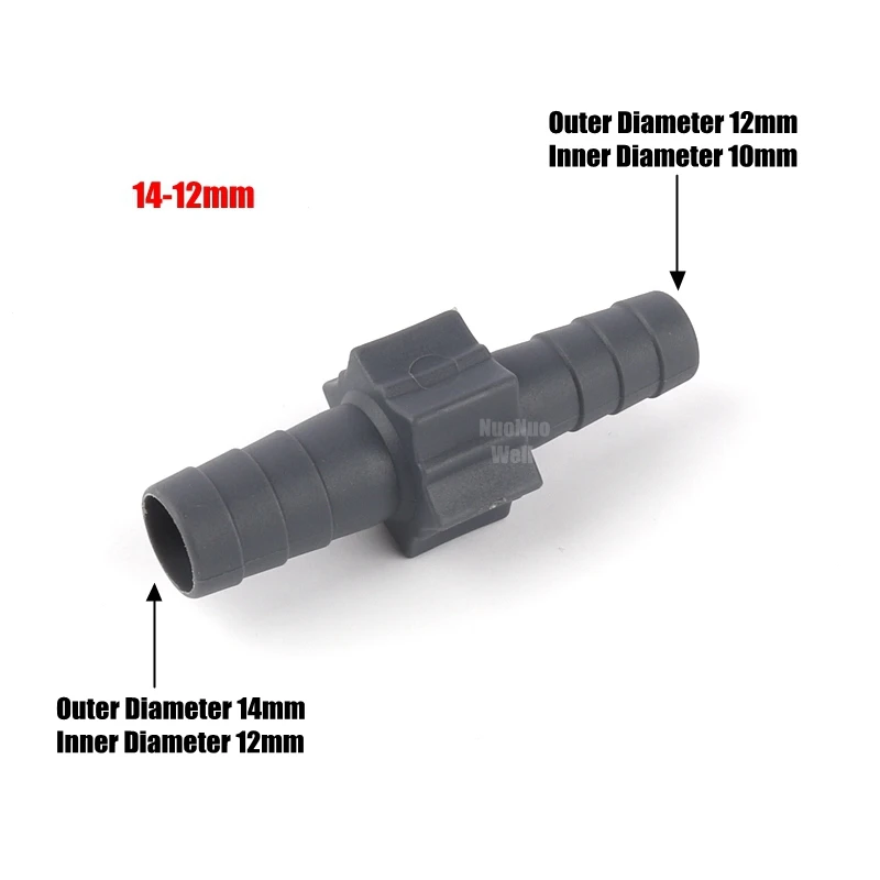 1 шт. 20 16 14 мм до 17 15 12 мм адаптер переменного разного диаметра. Шланг пагода соединение гардер орошения аквариума насос соединитель трубы - Цвет: 14-12mm