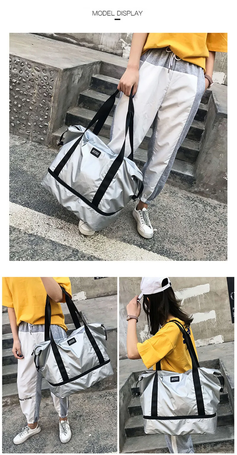 Outdoor Gym Hand Bag for Women Waterproof Anti-Scratch Tote Gym Handbag Female Travel Hand Bag (12)