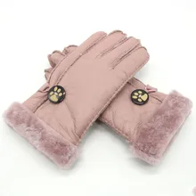 JKP, брендовые Модные женские перчатки, кожа, натуральная шерсть, варежки для женщин, осень и зима, женские перчатки с натуральным мехом, ST-03
