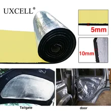 UXCELL 5 мм/10 мм толщина алюминиевая фольга автомобильный брандмауэр Крытая задняя крышка багажника капот шасси тепло звук Deadener изоляционный коврик