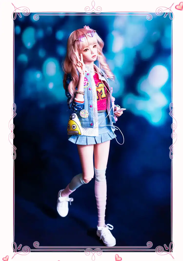 BJD doll SD doll 14 girl Mari joint doll birthday gift