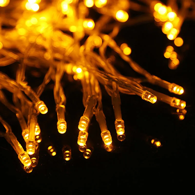 80 LED impermeable luces Garland cortina Cadena de luz 10 m luces led decoracion para la boda de Navidad Nightlight 80 LED impermeable luces Garland cortina Cadena de luz 10 m luces led decoracion para la boda de Navidad Nightlight
