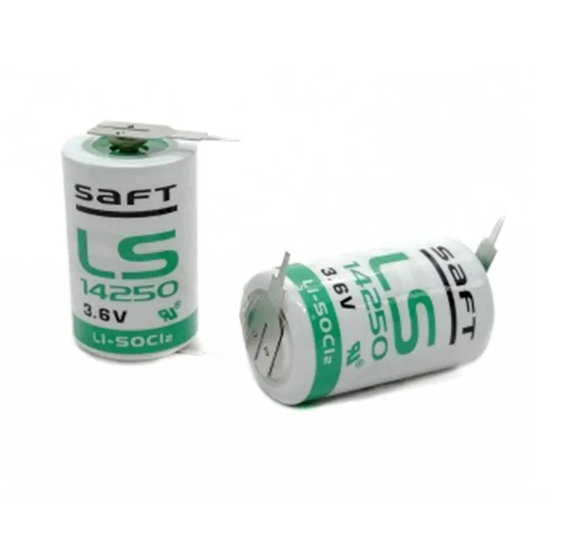 4 шт./лот SAFT LS 14250 LS14250 1/2 AA 1/2AA 3,6 в 1250 мАч литиевая батарея plc с двумя штырьками