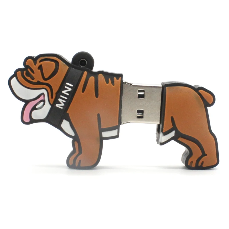 Милые животные USB флеш-накопители 16GB мультфильм собака Флешка 32GB персонализированные 4GB 8GB карта памяти, Флеш накопитель I Flashdisk забавные подарки