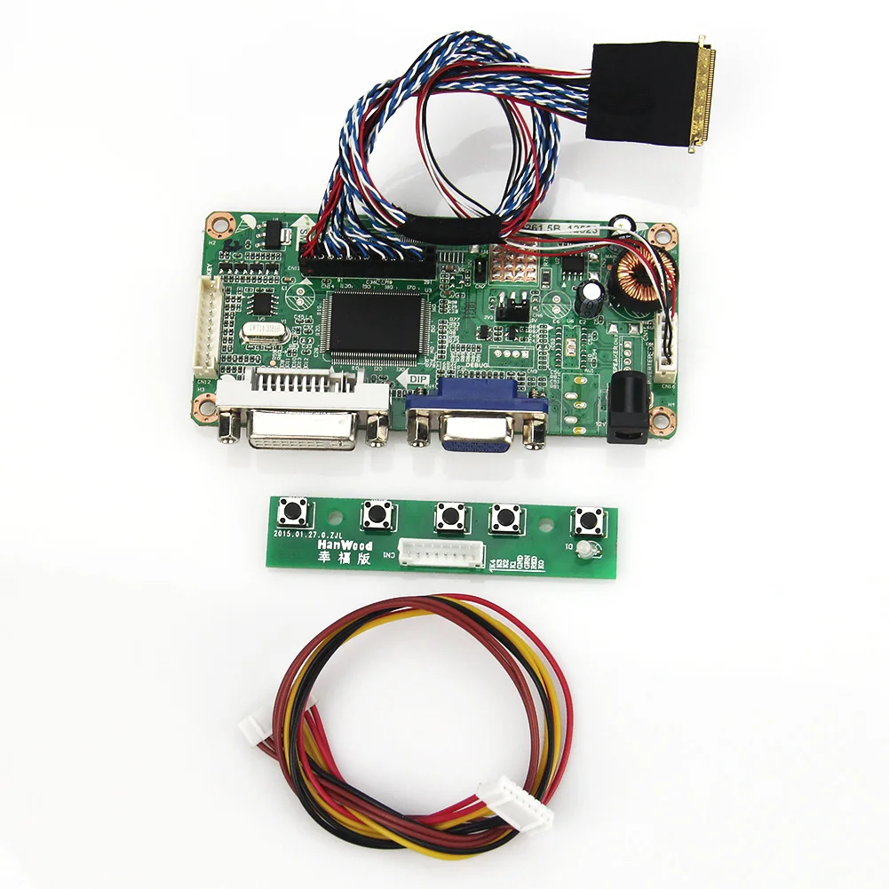 

For LP173WF1(TL)(B3) B173HW02 V.0 (VGA+DVI) M.RT2261 LCD/LED Controller Driver Board LVDS Monitor Reuse Laptop 1920x1080