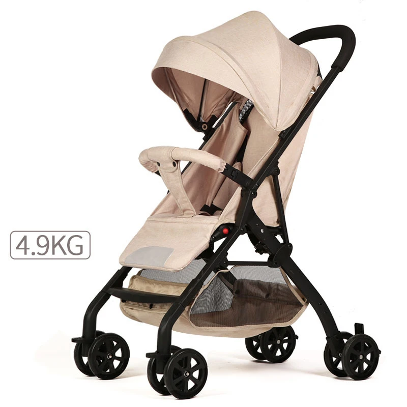 

Baby stroller ultra light portable on the plane umbrella folding baby stroller can sit reclining baby child stroller