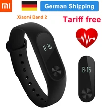 Новый Оригинальный Сяо Mi mi Группа 2 в наличии Смарт Браслет Band2 IP67 OLED Экран шаг Touchpad импульса сердце Скорость miband 2
