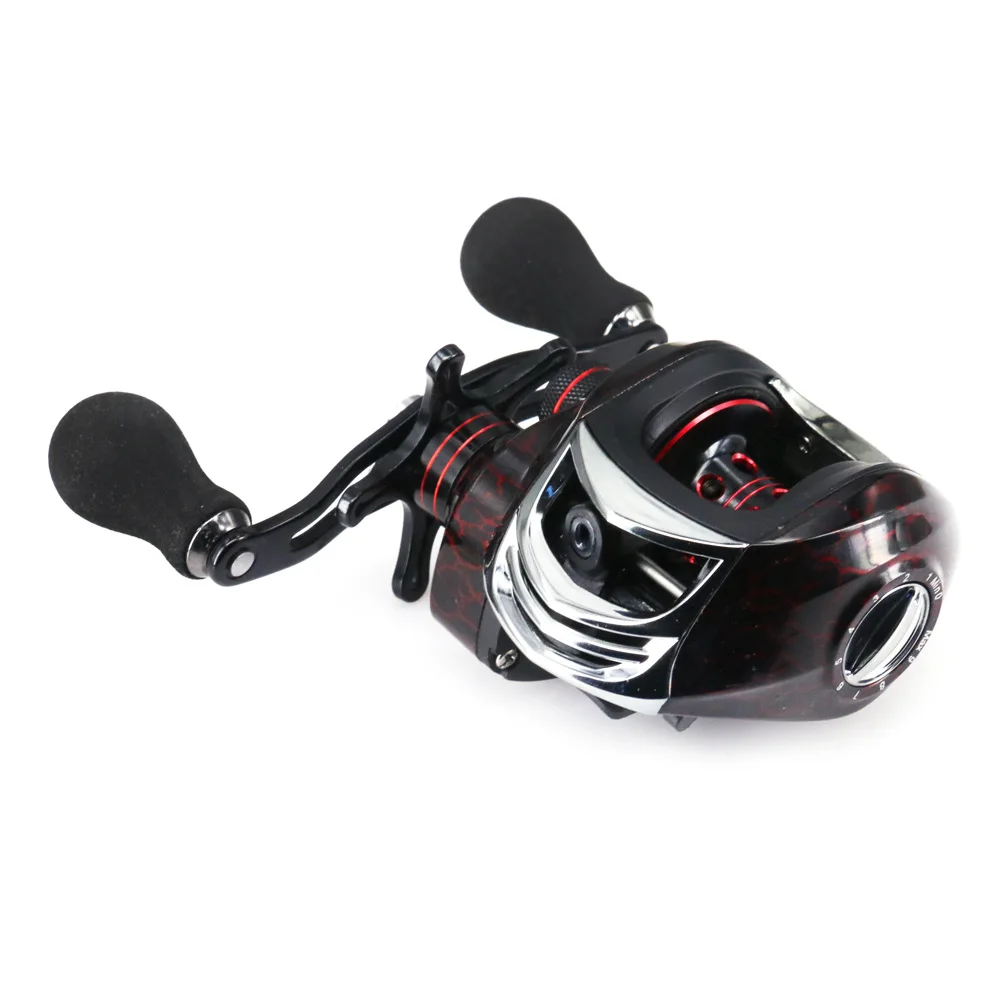 Carretel do Metal Artes de Pesca de Arremesso Submagnetic Freio Pesca Carpa Esquerda - Destro Alta Proporção Baitcast Carretel Spooler Bobina Mar 13 Cheap Carretilhas de pesca
