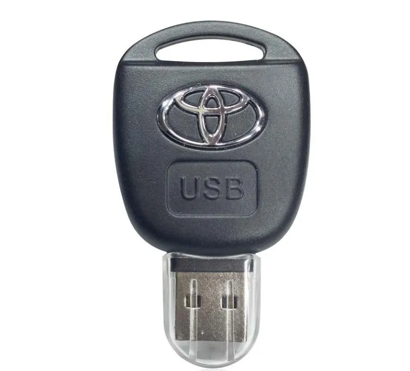 USB флешка ключ для автомобиля Toyota 64 ГБ 32 ГБ 16 ГБ 8 ГБ индивидуации USB ключ карта pendrive мультфильм USB memory Stick в подарочной коробке