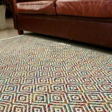 Высокий небольшой Призма дизайн тессель край хлопок области ковер для прикроватной гостиной tapetes para casa sala tapis салон