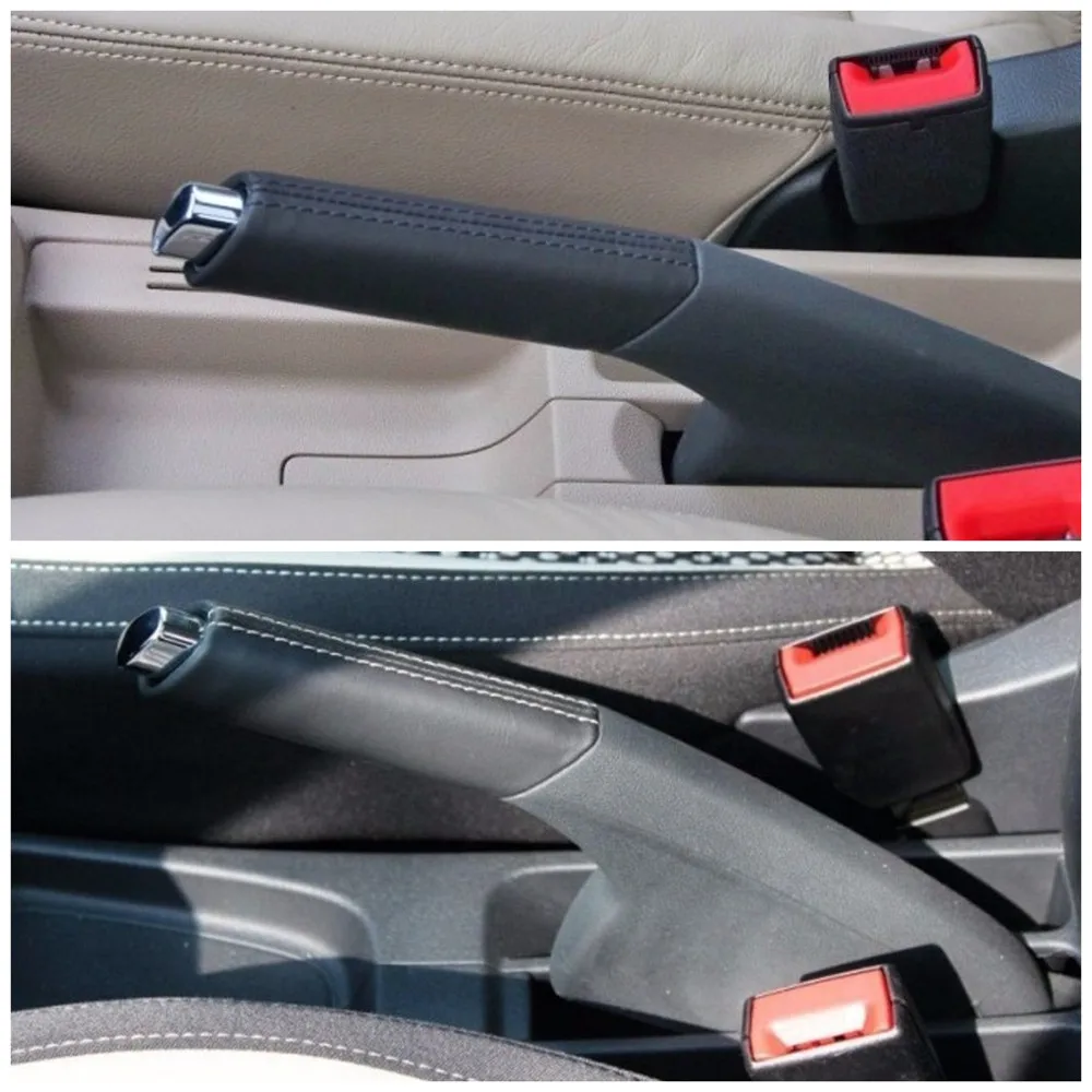 READXT Car Accessories Styling Chrome Handle Parking Hand Brake Button Cover For vw New Polo CROSS 6RD 711 333 A 6RD711333A