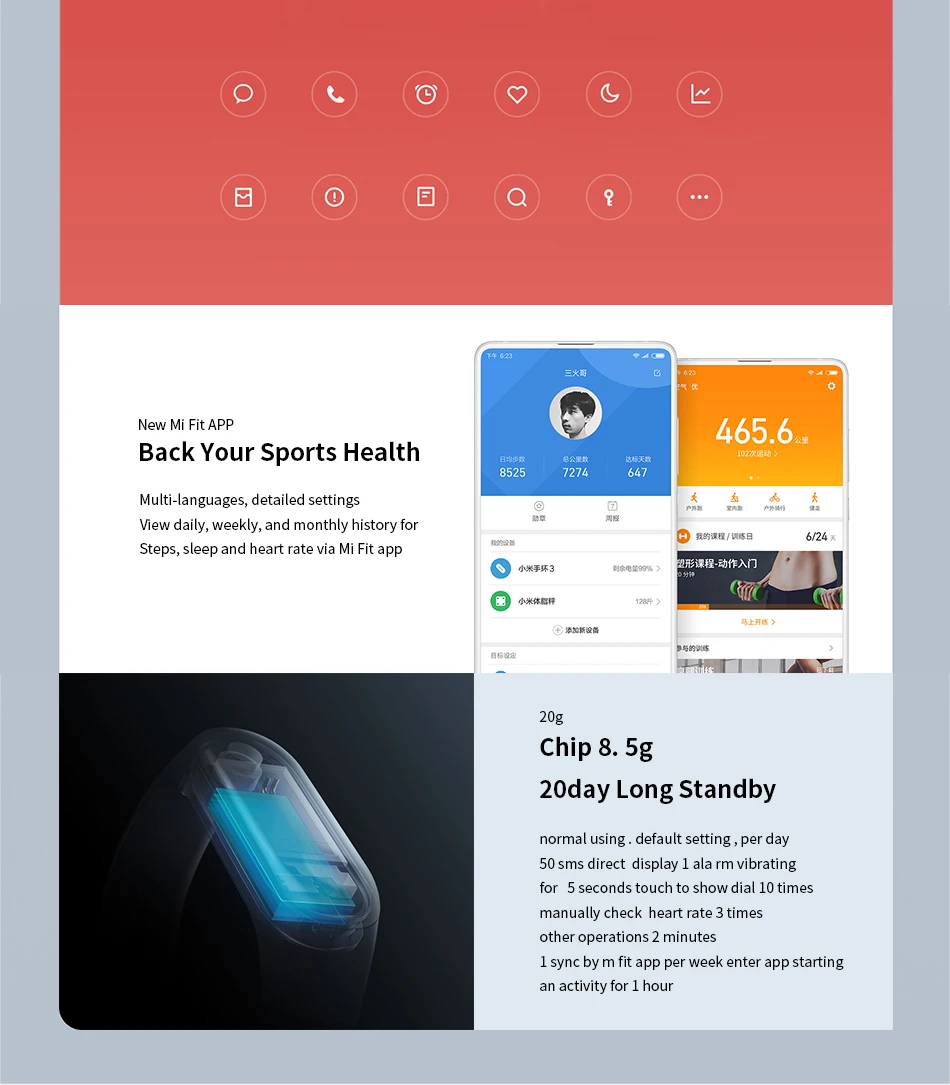 Xiaomi mi band 3 фитнес Бег шагомер, контроллер сна сердечного ритма insencitive детектор браслет mi band3 трекер