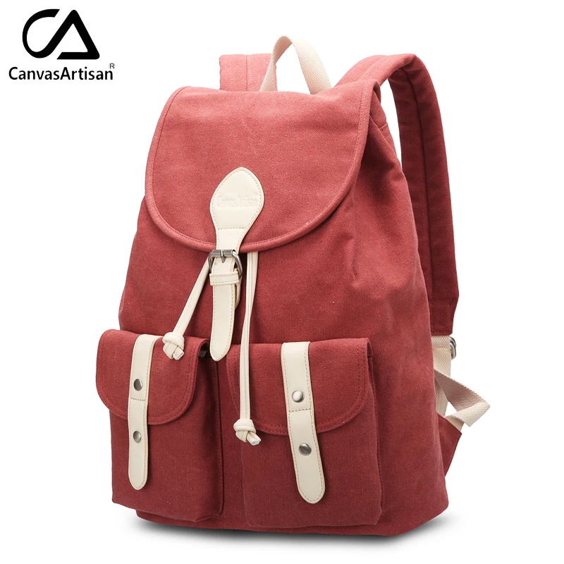 

Fashion Women Backpack Vintage Travel Bag Retro Style Solid Color Shoulder Female School Bags Fashion Rivets Backpacks for Girl