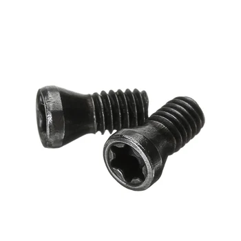 

10Pcs M2.5 Tungsten Button Head Torx Screw for Carbide Inserts CNC Lathe Tool 6mm