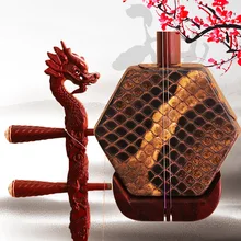 New Chinese Erhu African Sandalwood Two Strings Violin Fiddle Hexagonal Shape New Chinese Erhu African Sandalwood Two Strings Violin Fiddle Hexagonal Shape